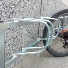 стойка за 6 велосипеда поцинкована с 45 градуса наклон
